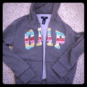 Like new gap flippy sequin sweatshirt